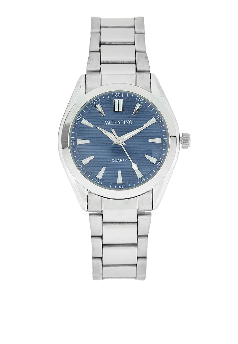 Valentino 20122459-BLUE DIAL Stainless Steel Strap Analog Watch for Women