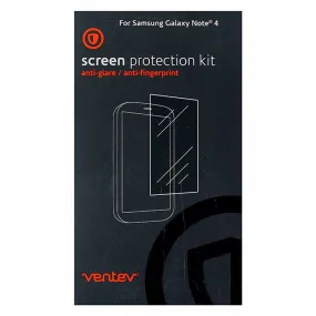 Ventev Screen Protector for Samsung Galaxy Note4 - Retail Packaging - Clear