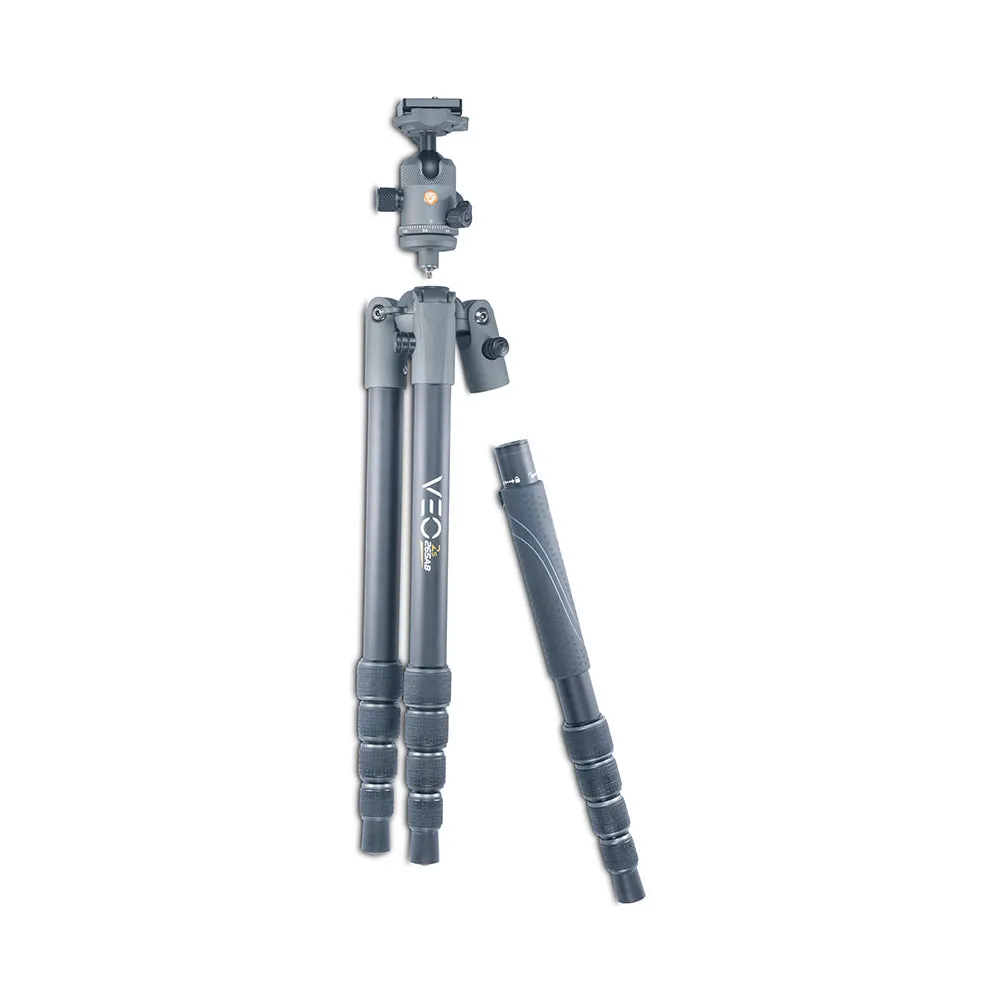 VEO 2S 265AB  Aluminum Travel Tripod/Monopod with Ball Head - Rated at 17.6lbs/8kg