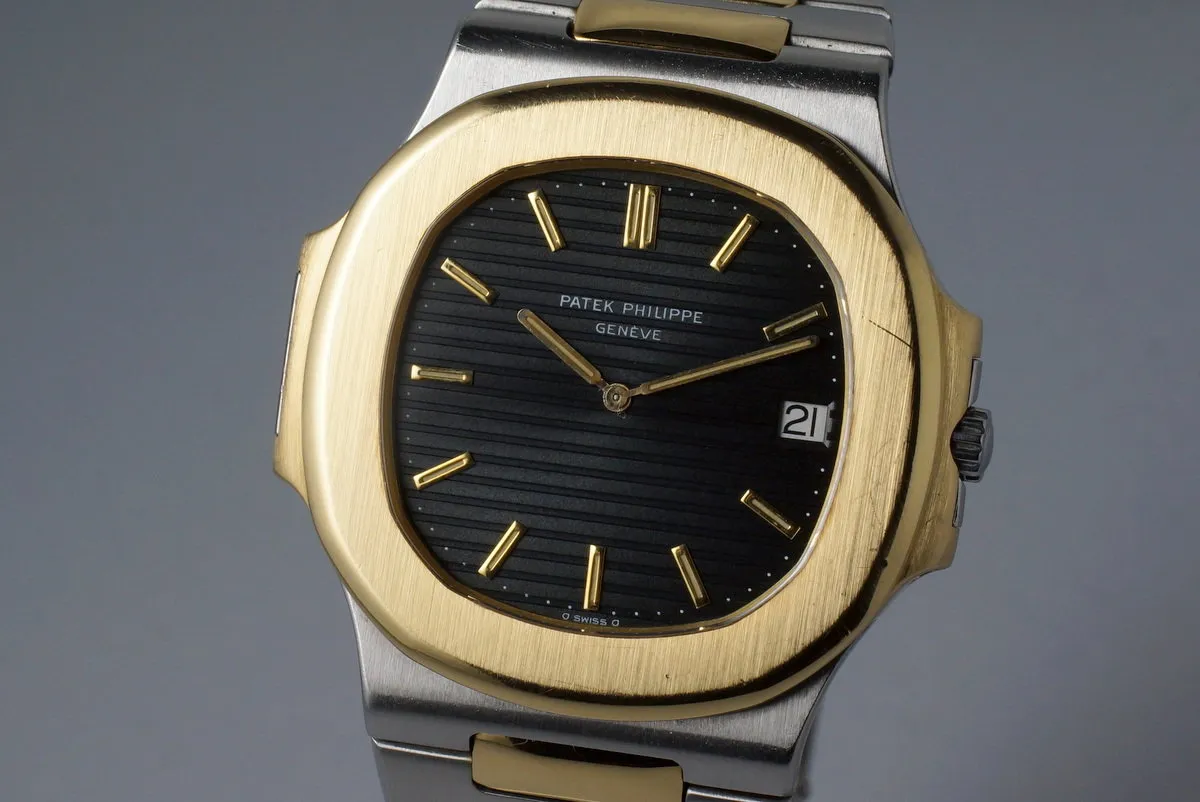 Vintage Patek Philippe Two Tone Nautilus 3700