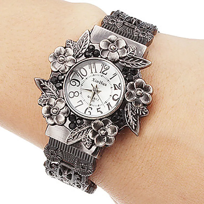 Women bangle watches Fashion Hot sale Retro vintage bracelet watch quartz luxury female feminino casual wristwatch