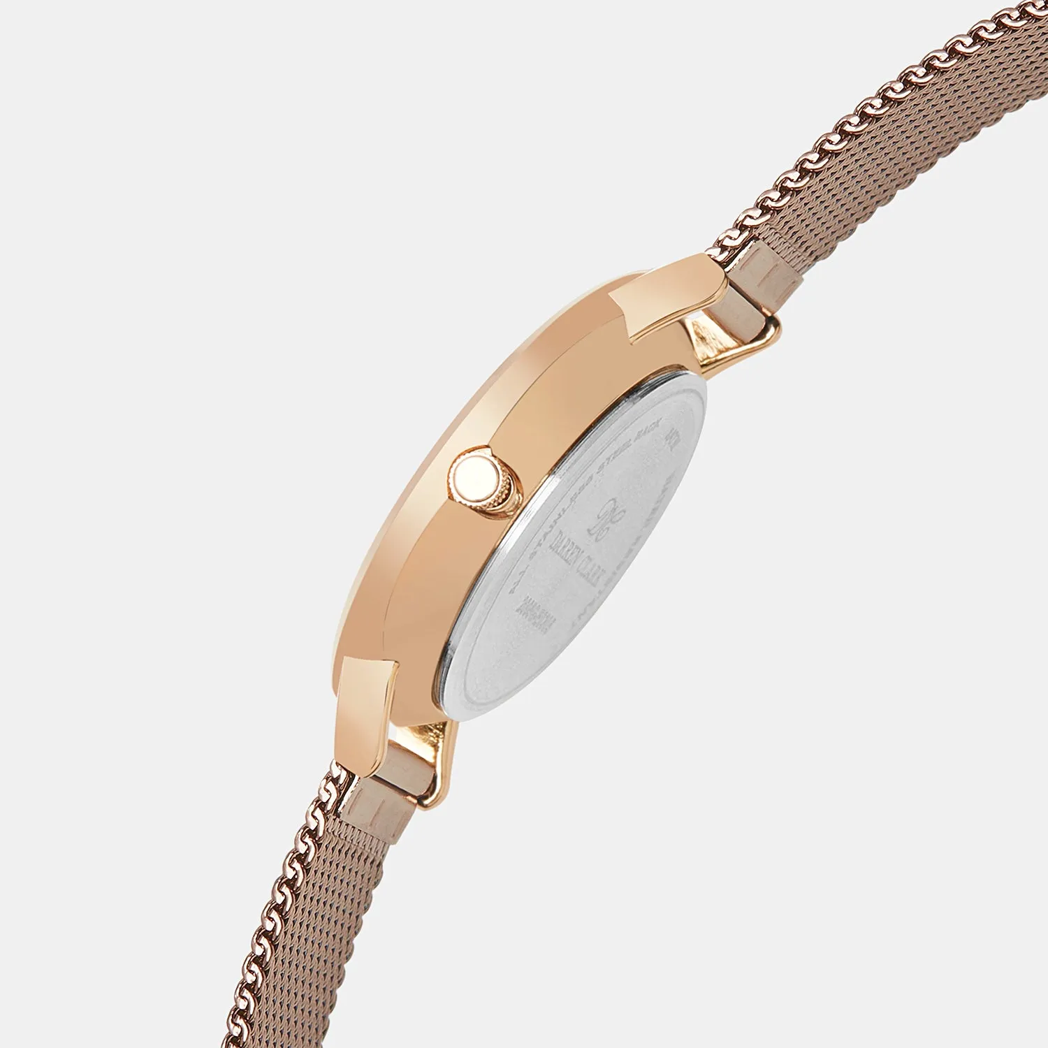 Women's Rose Gold Analog Brass Watch 2005H-E0306