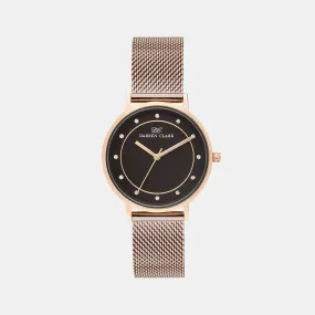 Women's Rose Gold Analog Brass Watch 2005H-E0306