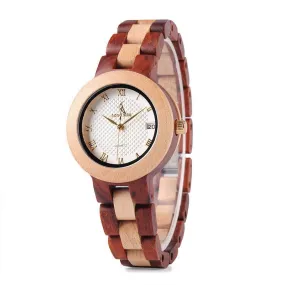 Wooden Women's Quartz Watch