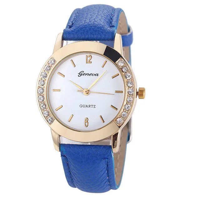 Wrist Watches Women Watches 2016 Famous Brand Female Clock Quartz Watch Ladies Quartz-watch Montre Femme Relogio Feminino