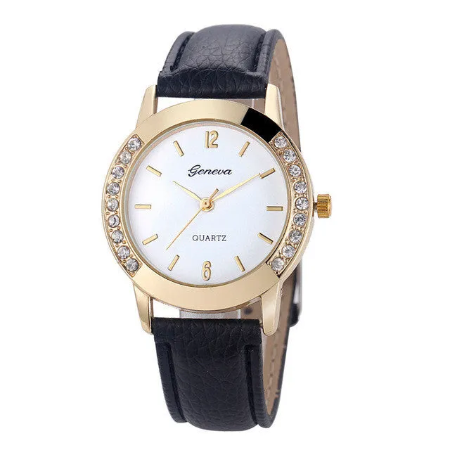 Wrist Watches Women Watches 2016 Famous Brand Female Clock Quartz Watch Ladies Quartz-watch Montre Femme Relogio Feminino