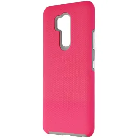 Xqisit Protective Cover for LG G7 ThinQ Smartphones - Pink/Gray