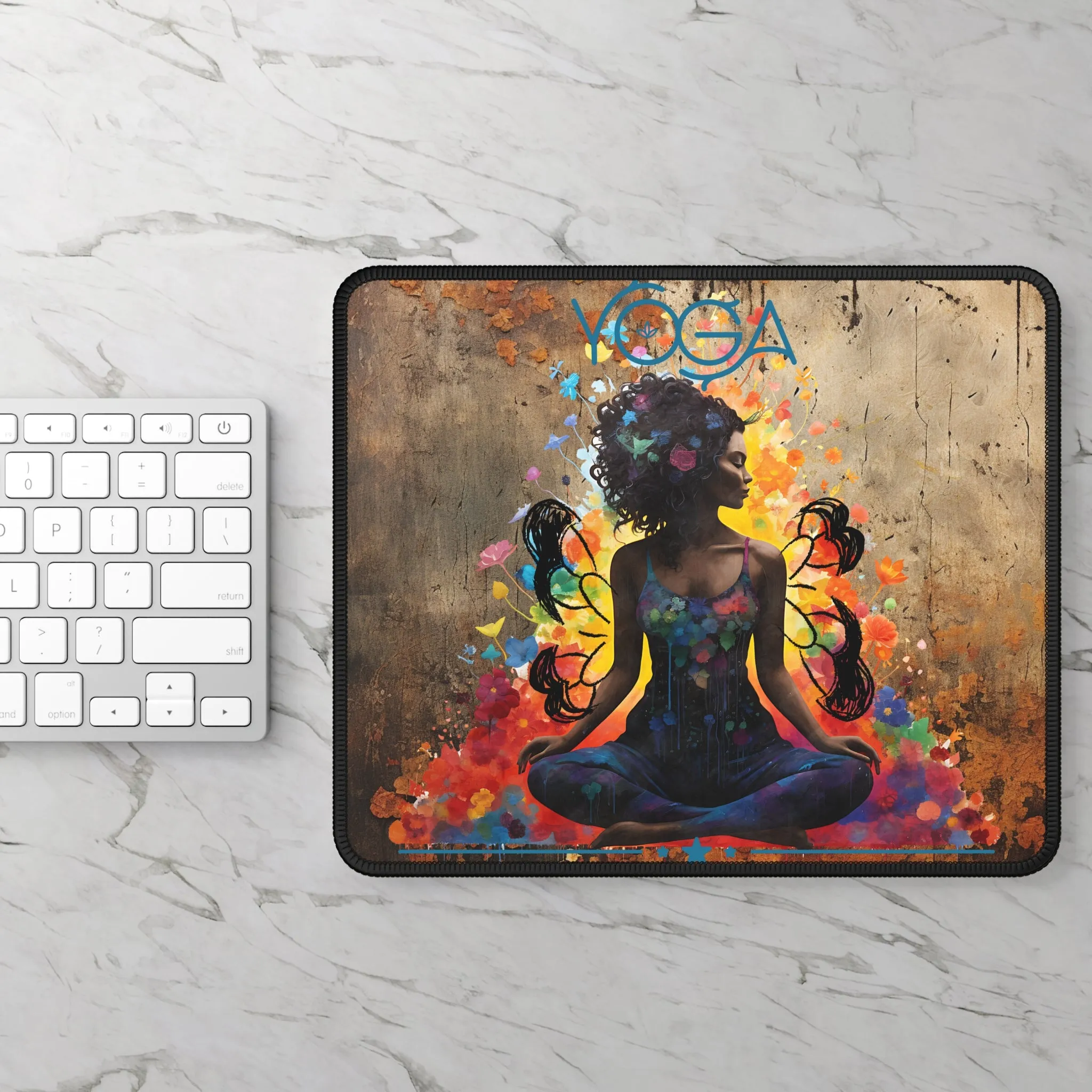 Yoga Mouse Pad,Unique Gift For Meditation And Yoga Lover, Cute Yoga Mouse Pad, Mindful Yoga Gift, Yoga lover Mouse Pad, Yoga Instructor Gift, Gift For Yoga lovers, Gift For Yogi.