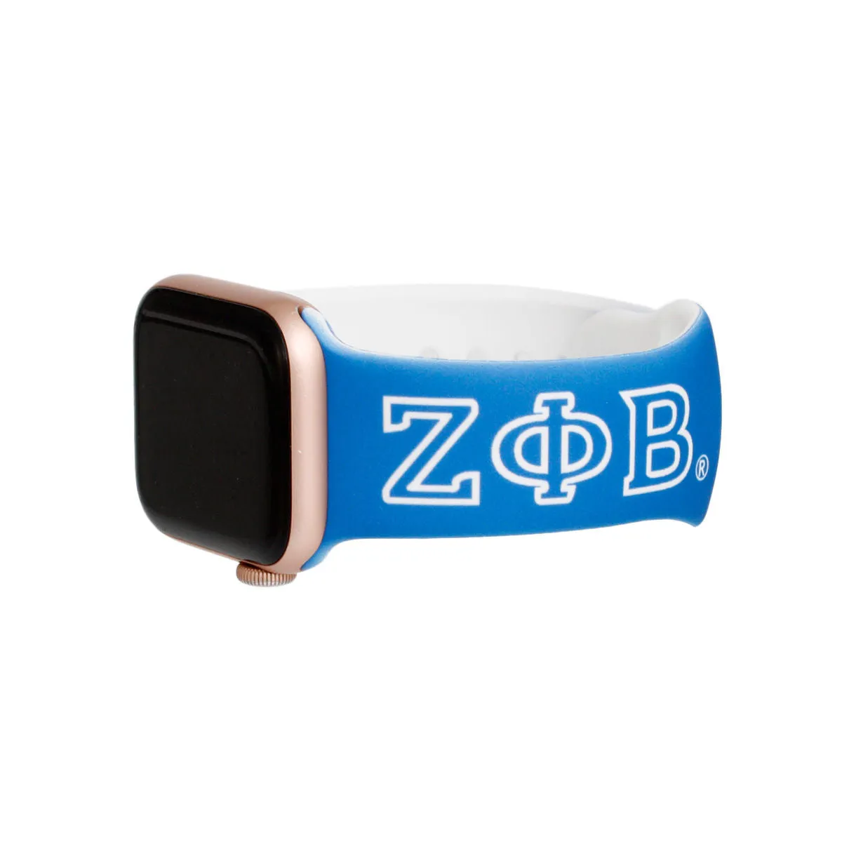 ZPB Zeta Phi Beta Sorority Blue White 1920 Watch Band Strap