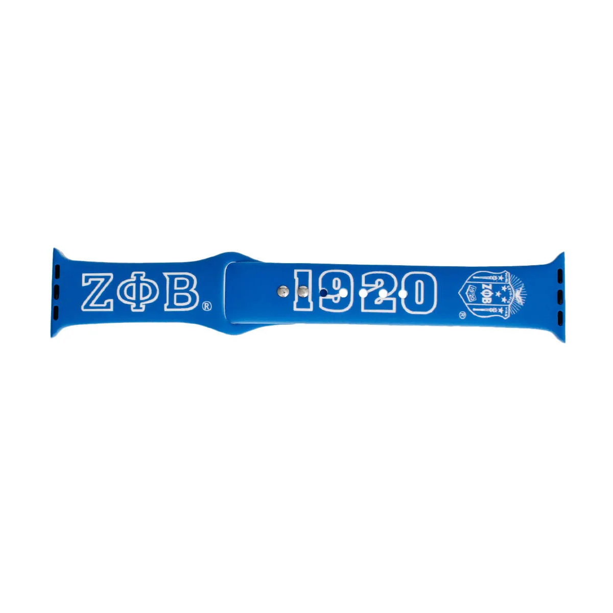 ZPB Zeta Phi Beta Sorority Blue White 1920 Watch Band Strap