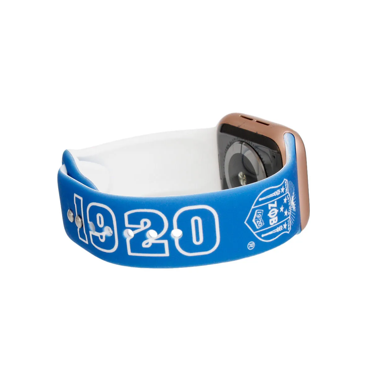 ZPB Zeta Phi Beta Sorority Blue White 1920 Watch Band Strap